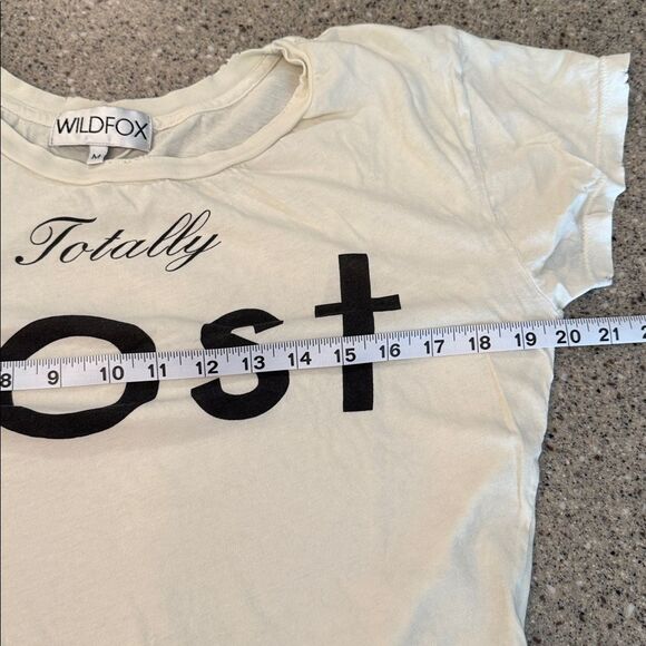WILDFOX Early 2010s OG Wildfox Era Totally Lost Distressed Tee - Picture 9 of 11